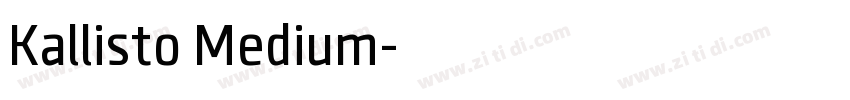 Kallisto Medium字体转换